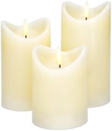 Solight natural wax LED candle set, 3pcs - LED Candle