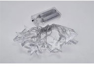 Solight LED Christmas chain, stars, yellow light, 10 × LED, 1,5 m - Light Chain