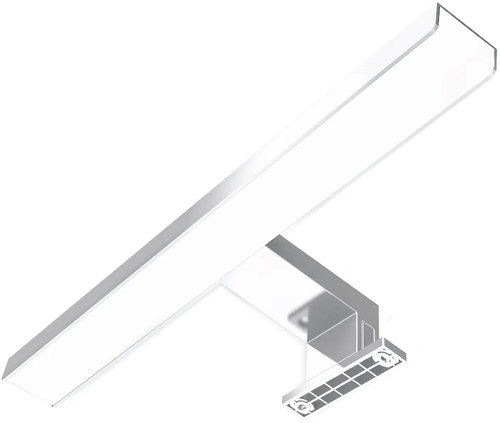 Solight-Badezimmerleuchte zur Montage über dem Spiegel 3in1, 7 W, 455 lm, 4000 K, IP44, 40 cm, Chrom - LED-Licht - Hauptbild