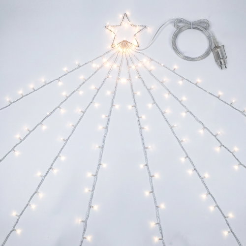 Solight LED Christmas Tree Chain with Star, 2.1m Height, 212 LEDs, IP44 Main image Solight LED Christmas Tree Chain with Star, 2.1m Height, 212 LEDs, IP44 - Light Chain - Main image