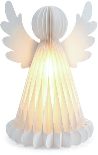 Solight Angel with LED Lighting and Timer, 37cm, 3xAA - Christmas Decoration - Main image