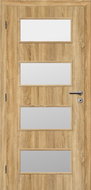 SOLODOOR Interior Door SMART 17, Width 600mm, Right, OAK SONOMA, Round Side Edge, SATINATO - Interior Door