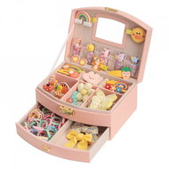 Bezdoteku.cz Pink Lady - Yellow duck, including hair clips - Jewellery Box