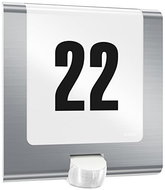 STEINeL 010454 - LED House Number with Sensor L220LED LED/7,5W Stainless-steel IP44 - Wall Lamp