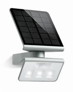 STEINeL 671013 - Solární LED-reflektor XSolar L-S 1,2W/LED Stříbrná IP44 - Nástěnná lampa