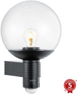 SteiNel 611019 - OUTDOOR LAMP WITH SENSOR L 400 1xE27/60W/230V IP44 Black - Wall Lamp