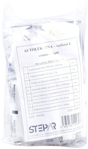 Car first aid kit Stepper, refill, 153/2023 - Vehicle First Aid Kit - Main image