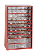 Tool box, organizer, MAXI - 45XA, 2XB, 1XC - red - Tool Organiser