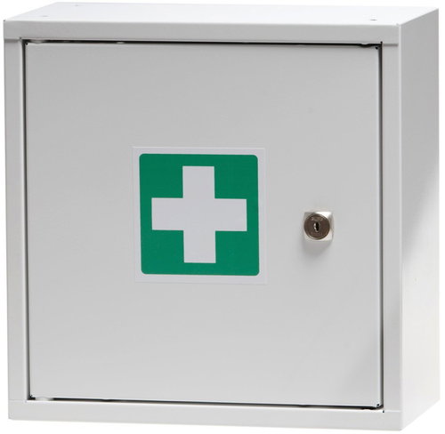 Wall-mounted metal first aid kit for 20 persons - First-Aid Kit  - Main image