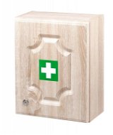 Wall-mounted medicine cabinet LUX for 5 persons oak - First-Aid Kit 