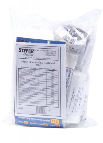 STEPAR Elsősegélydoboz utántöltő, 5 fő részére - Elsősegélycsomag - Fő fotó