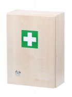 Lekárnička Nástenná lekárnička malá prázdna – dekor drevo - Lékárnička