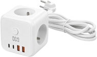 IN CUBE 553062 Extension Lead with USB - Extension Cable