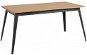 Danish Style Rozkladací jedálenský stôl Milt, borovica/čierny - Jedálenský stôl