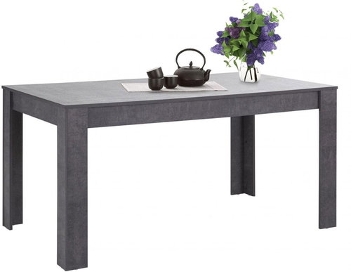 Danish Style Jídelní stůl Lora I., 160 cm, pohledový beton  - Jídelní stůl - Main image