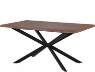 Danish Style Jídelní stůl Adrie, 160 cm, tmavě hnědá - Jídelní stůl