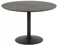 Jídelní stůl Ibiza, 110 cm, černá/tmavý jasan - Jídelní stůl