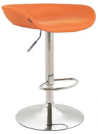 BHM Germany Barová židle Anaheim, textil, oranžová - Barová židle