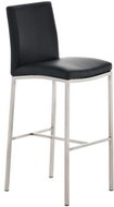 BHM Germany Barová židle Freeport, syntetická kůže, černá - Barová židle
