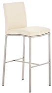 BHM Germany Barová židle Freeport, syntetická kůže, krémová - Barová židle