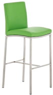 BHM Germany Barová židle Freeport, syntetická kůže, zelená - Barová židle