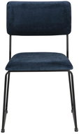 Design Scandinavia Jídelní židle Melodi  (SET 2 ks), modrá - Jídelní židle
