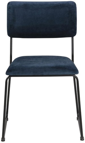 Design Scandinavia Jídelní židle Melodi  (SET 2 ks), modrá - Jídelní židle - Main image
