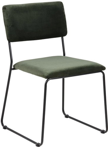 Design Scandinavia Jídelní židle Melodi  (SET 2 ks), zelená - Jídelní židle - Main image