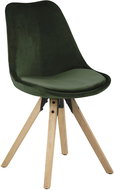 Židle Dima VIC forest green/wood - Jídelní židle