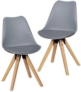 Brüxxi Jídelní židle Otto (SET 2 ks), šedá - Jídelní židle