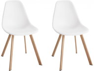 Danish Style Jídelní židle Sary (SET 2 ks), bílá - Jídelní židle
