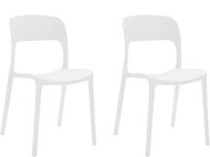 Danish Style Jídelní židle Fani (SET 2 ks), bílá - Jídelní židle