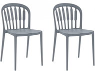 Danish Style Jídelní židle Ersi (SET 2 ks), šedá - Jídelní židle