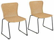 Danish Style Jídelní židle Parika (SET 2 ks), béžová - Jídelní židle