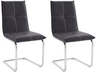 Danish Style Jídelní židle Cami (SET 2 ks), antracitová - Jídelní židle