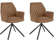 Danish Style Jídelní židle Pabla (SET 2 ks), koňaková - Jídelní židle