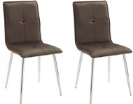 Danish Style Jídelní židle Fia (SET 2 ks), antracitová - Jídelní židle