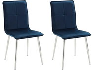 Danish Style Jídelní židle Fia (SET 2 ks), tmavě modrá  - Jídelní židle