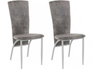 Danish Style Jídelní židle Nanc (SET 2 ks), světle šedá - Jídelní židle