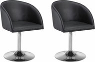 Danish Style Jídelní křeslo Wile (SET 2 ks), černá - Jídelní židle