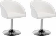 Danish Style Jídelní křeslo Wile (SET 2 ks), bílá - Jídelní židle