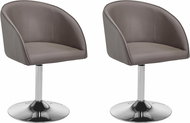 Danish Style Jídelní křeslo Wile (SET 2 ks) cappuccino - Jídelní židle