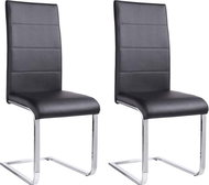 Danish Style Jídelní židle Care (SET 2 ks), černá - Jídelní židle