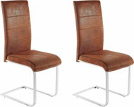 Danish Style Jídelní židle Koas (SET 2 ks), hnědá - Jídelní židle