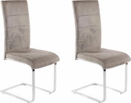 Danish Style Jídelní židle Koas (SET 2 ks), světle šedá  - Jídelní židle