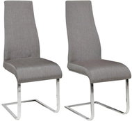 Danish Style Jídelní židle Teress (SET 2 ks), světle šedá  - Jídelní židle