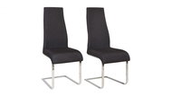 Danish Style Jídelní židle Teress (SET 2 ks), černá - Jídelní židle