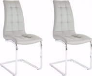 Danish Style Jídelní židle Brune (SET 2 ks), světle šedá - Jídelní židle