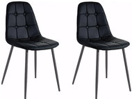 Danish Style Jídelní židle Titte (SET 4 ks), černá - Jídelní židle