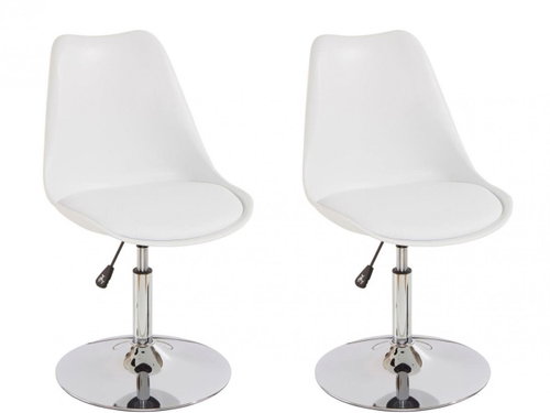 Danish Style Jídelní židle Seilor (SET 2 ks), bílá - Jídelní židle - Main image